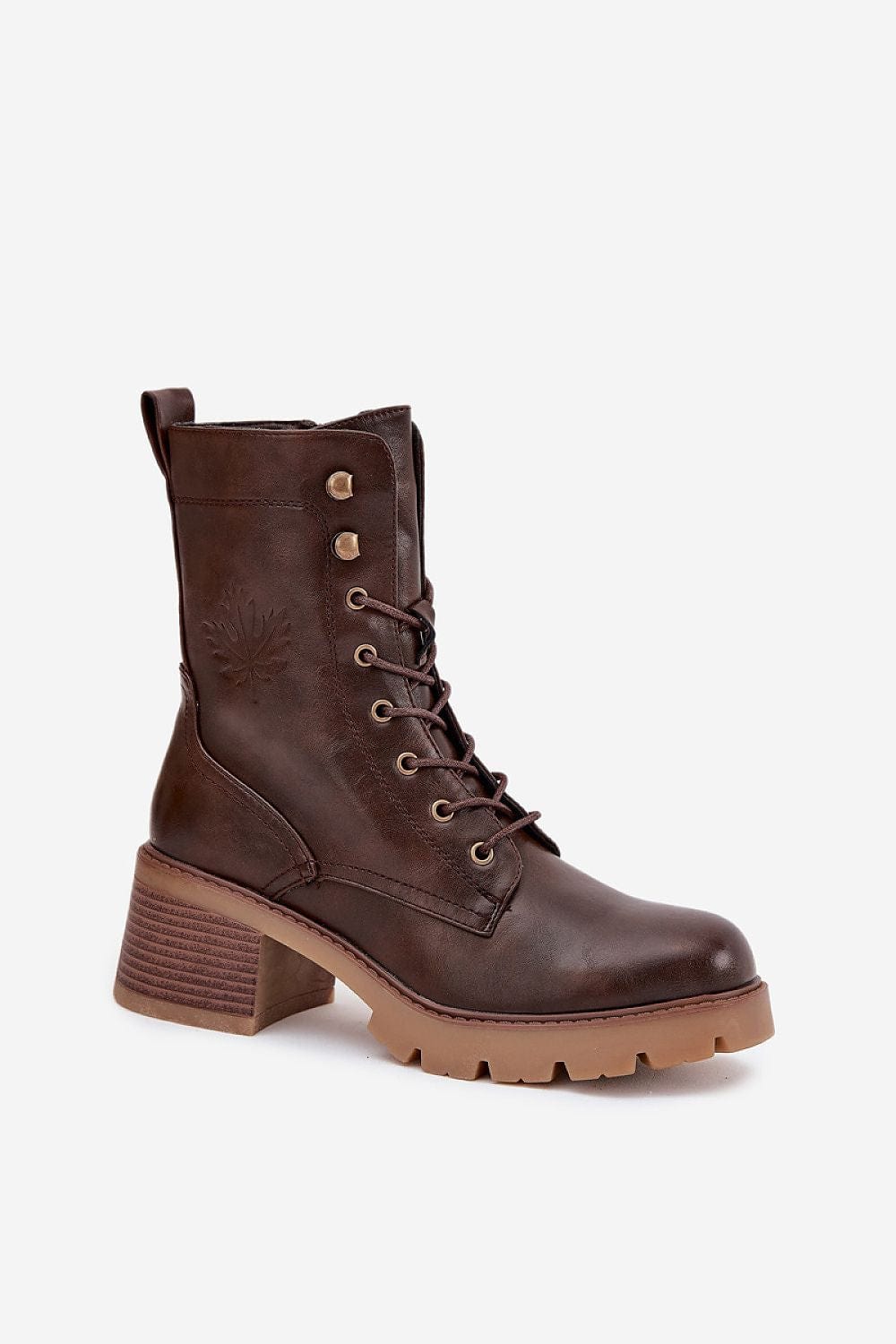 Elegant Ankle Boots Women Block Heel - ShalayeFashion