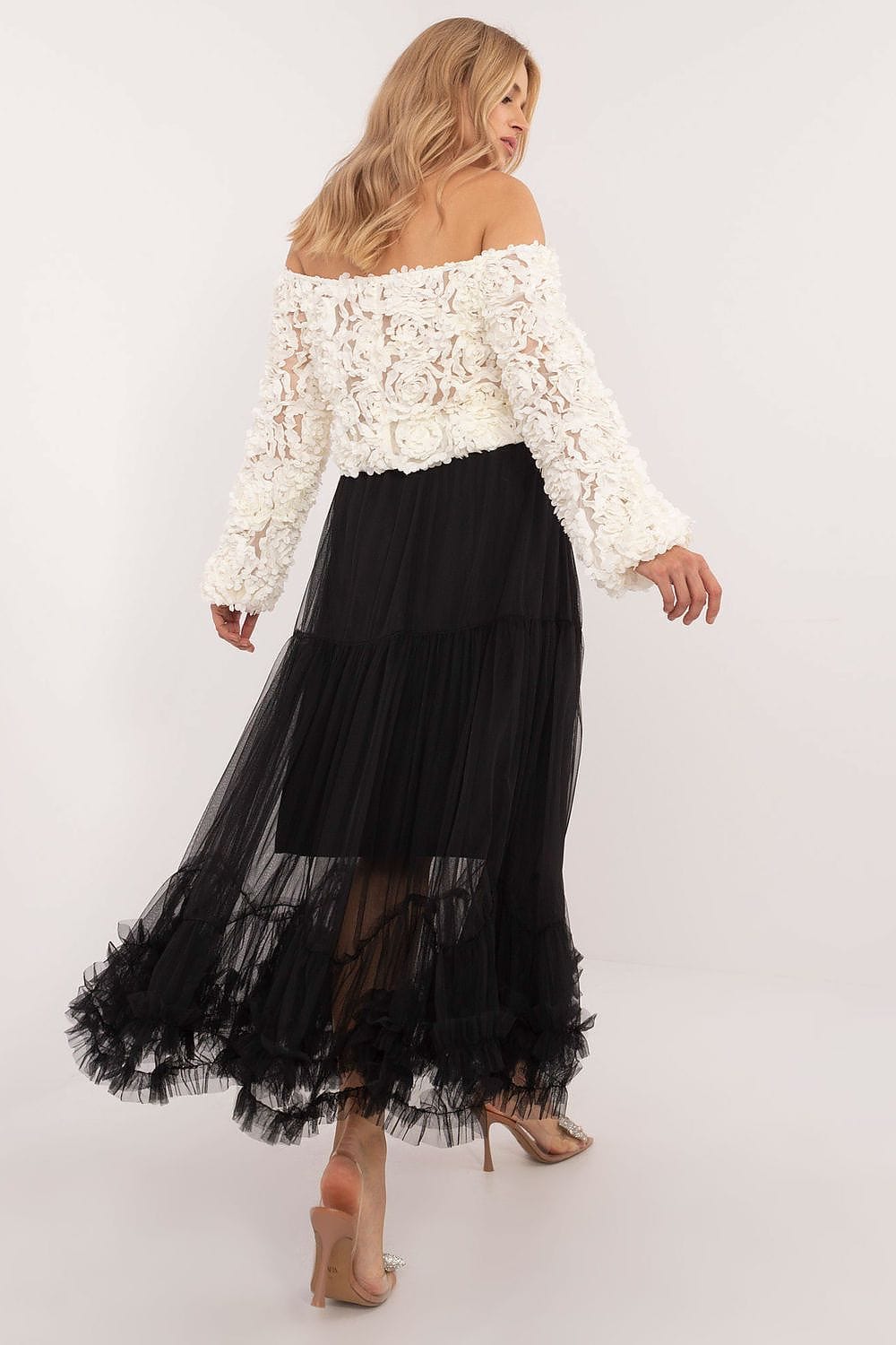 Elegant Women’s Boho Tulle Maxi Skirt - ShalayeFashion