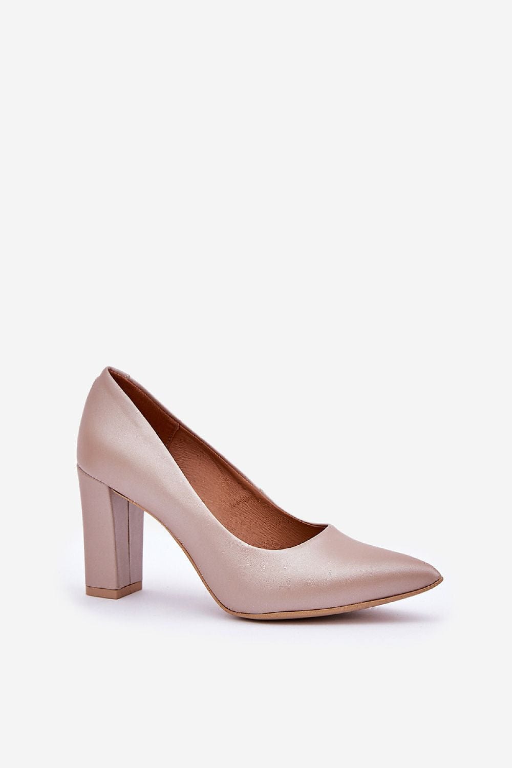 Elegant Women’s Leather Comfort Pumps - ShalayeFashion