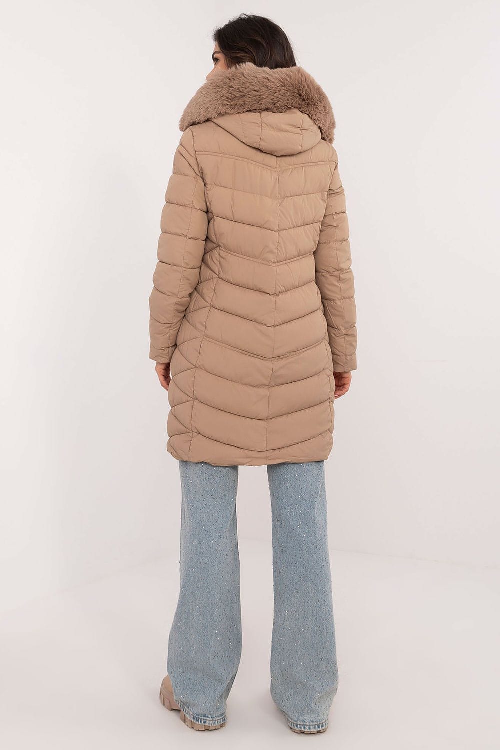 Elegant Women’s Quilted Down Jacket - ShalayeFashion
