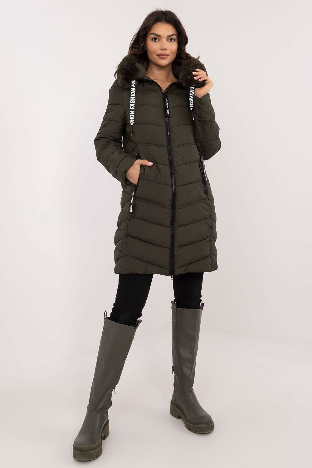 Elegant Women’s Quilted Down Jacket - ShalayeFashion