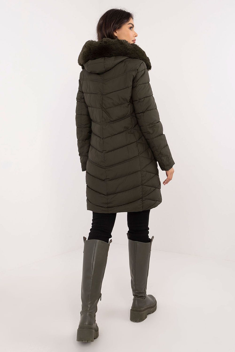 Elegant Women’s Quilted Down Jacket - ShalayeFashion
