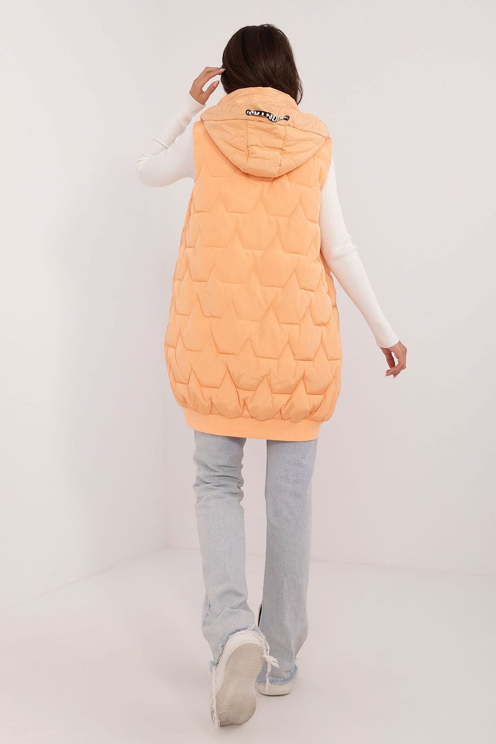 Elegant Women’s Quilted Hooded Vest - ShalayeFashion