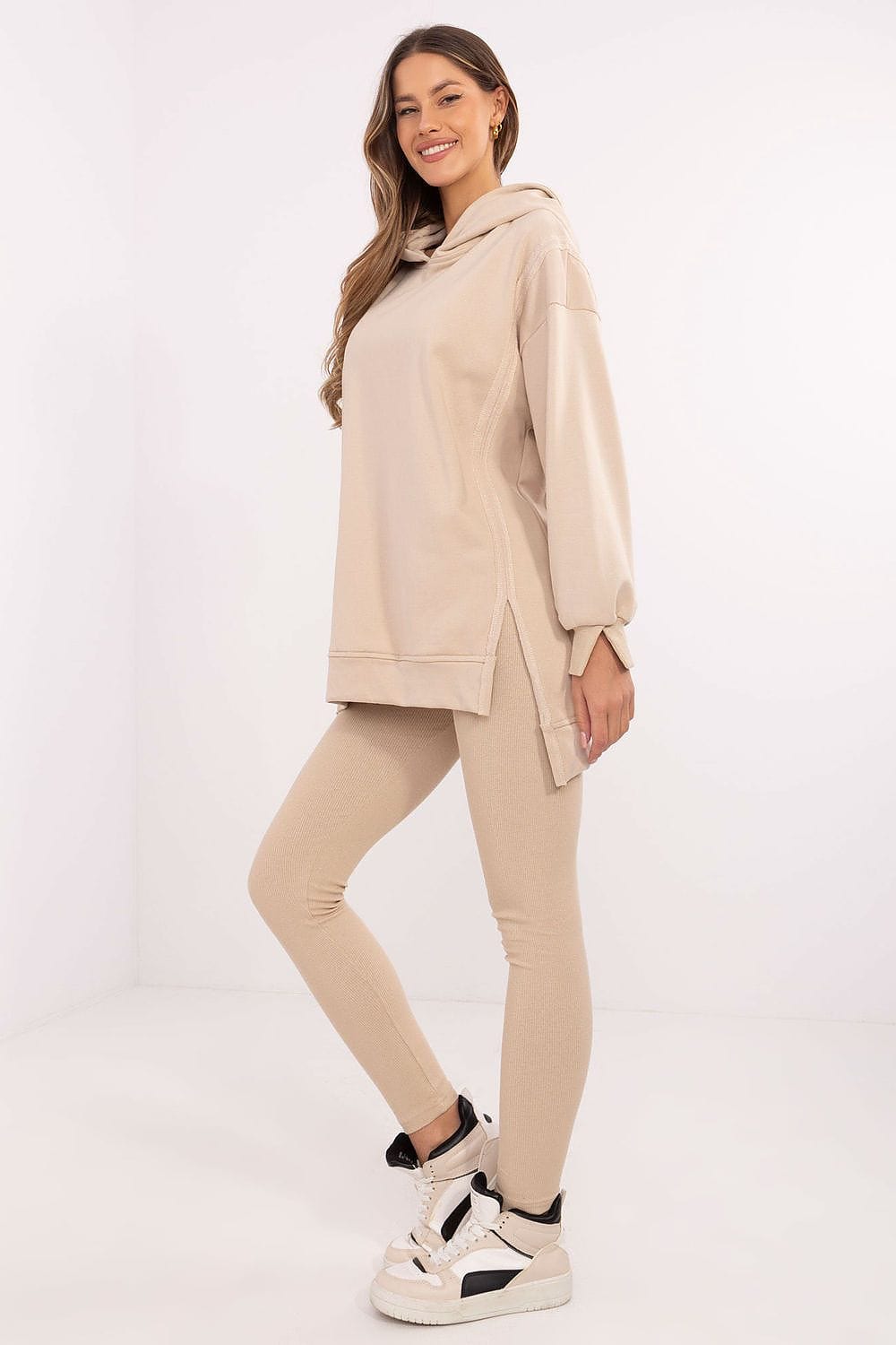 Elegant Women’s Sweatshirt & Leggings Set - ShalayeFashion