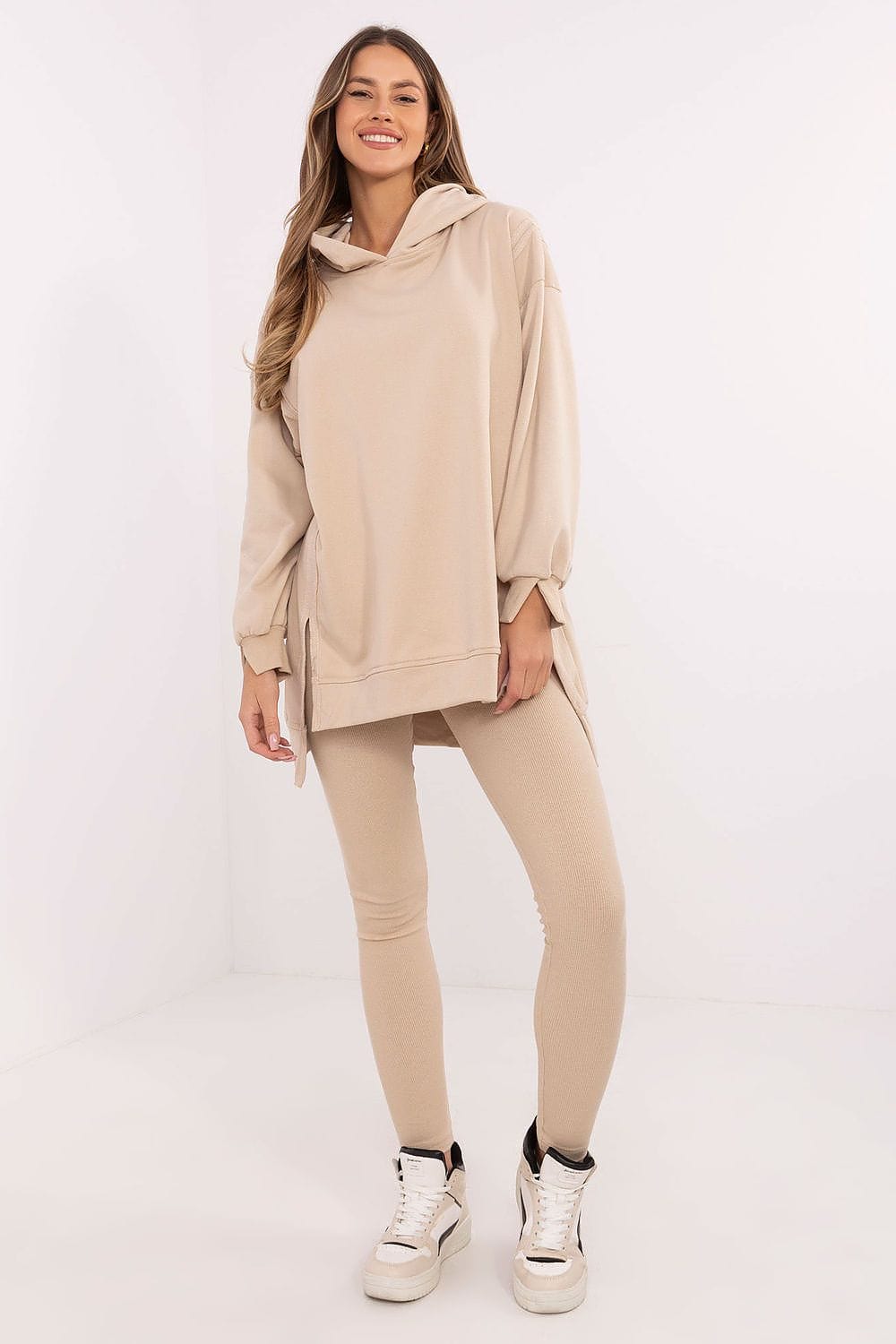 Elegant Women’s Sweatshirt & Leggings Set - ShalayeFashion