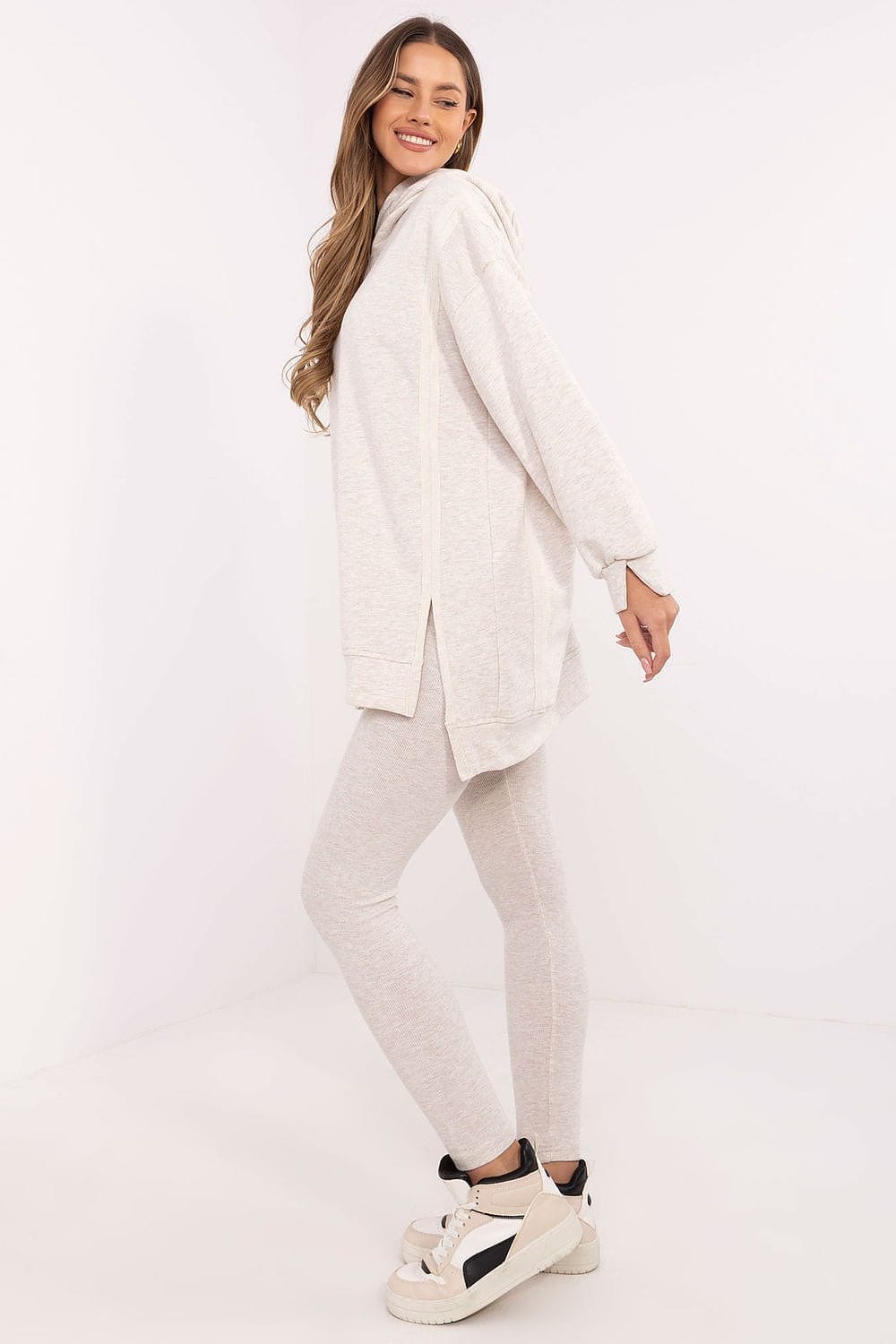 Elegant Women’s Sweatshirt & Leggings Set - ShalayeFashion