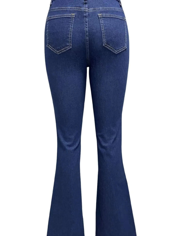 Flare Jeans with Pockets - ShalayeFashion