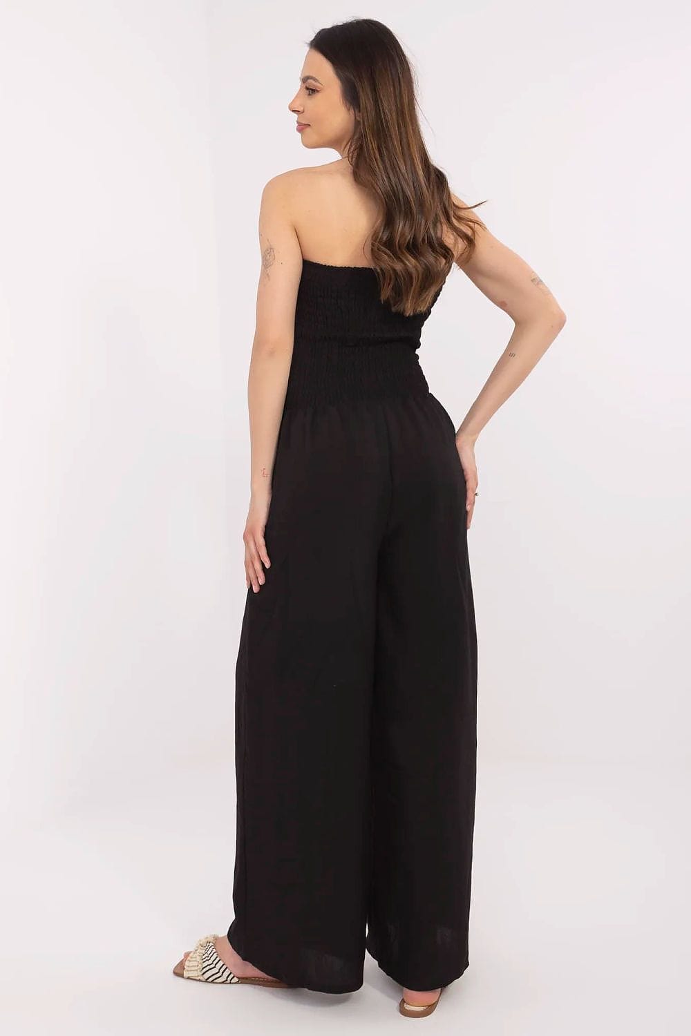 Floral Jumpsuit Shoulder Ruffles Mini Length - ShalayeFashion
