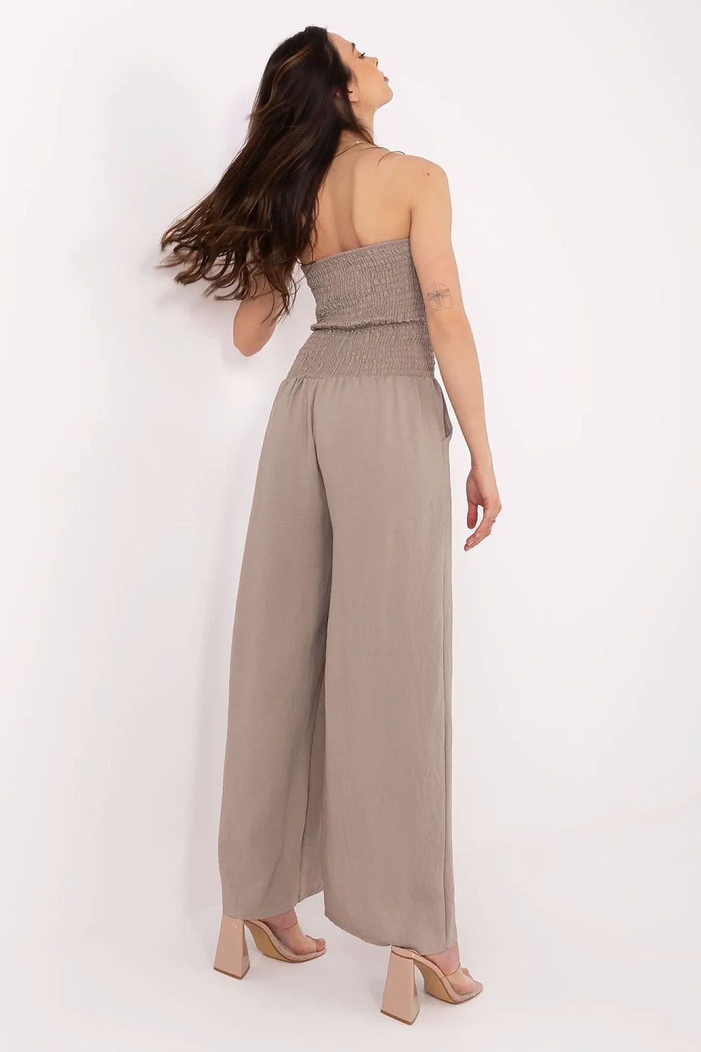 Floral Jumpsuit Shoulder Ruffles Mini Length - ShalayeFashion