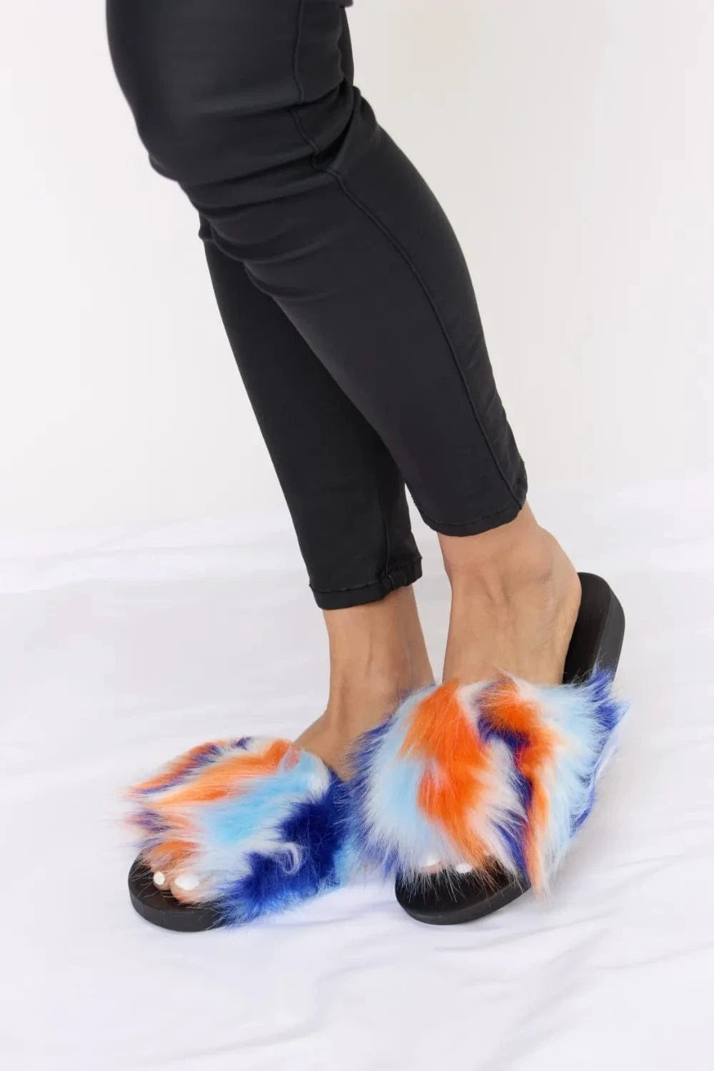 Forever Link Plush Open - Toe Sandals - ShalayeFashion
