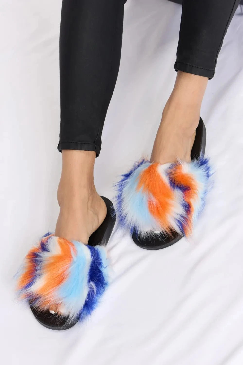 Forever Link Plush Open - Toe Sandals - ShalayeFashion