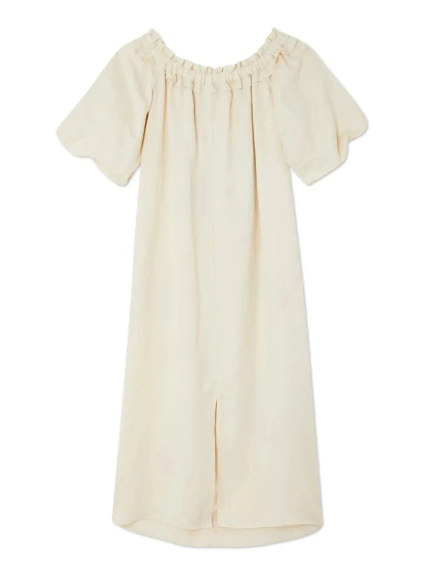Frill Printed Off - Shoulder Dress - ShalayeFashion