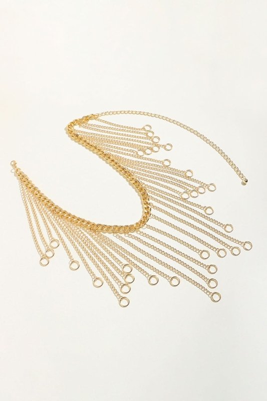 Fringe Chain Alloy Belt - ShalayeFashion