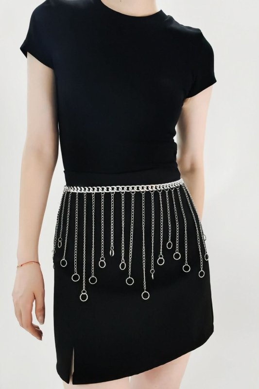 Fringe Chain Alloy Belt - ShalayeFashion