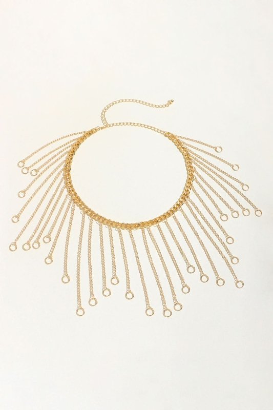 Fringe Chain Alloy Belt - ShalayeFashion