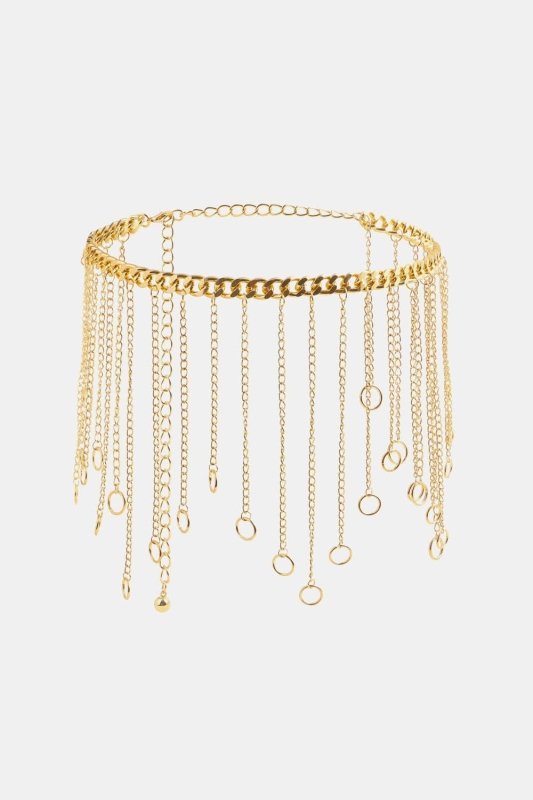 Fringe Chain Alloy Belt - ShalayeFashion