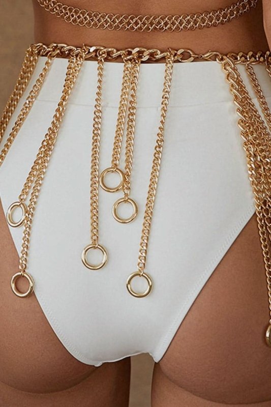 Fringe Chain Alloy Belt - ShalayeFashion