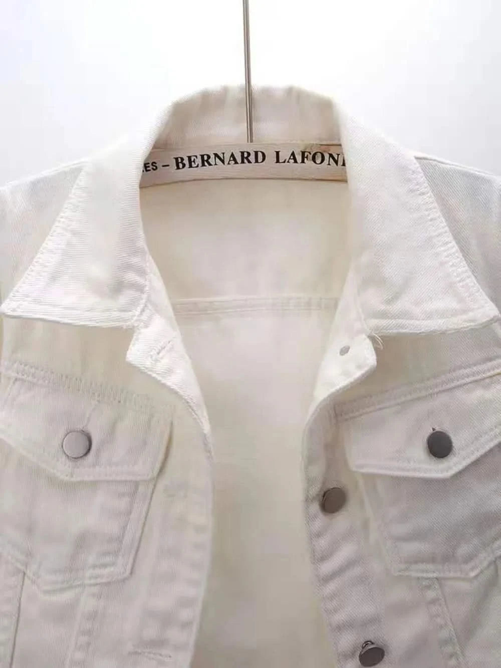Full Size Cropped Denim Jacket Plus Size - ShalayeFashion