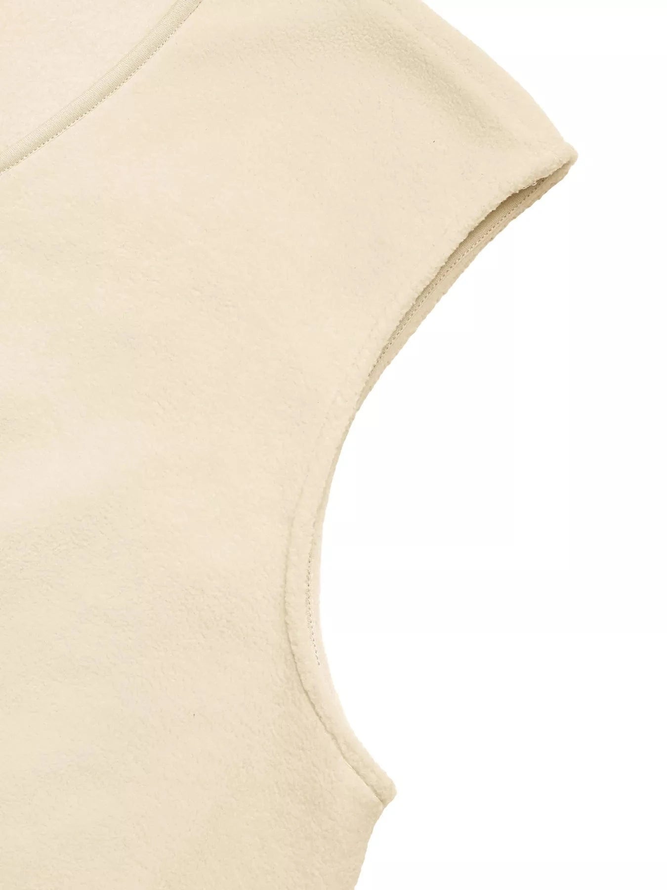 Full Size Open Front Vest Coat Plus Size - ShalayeFashion