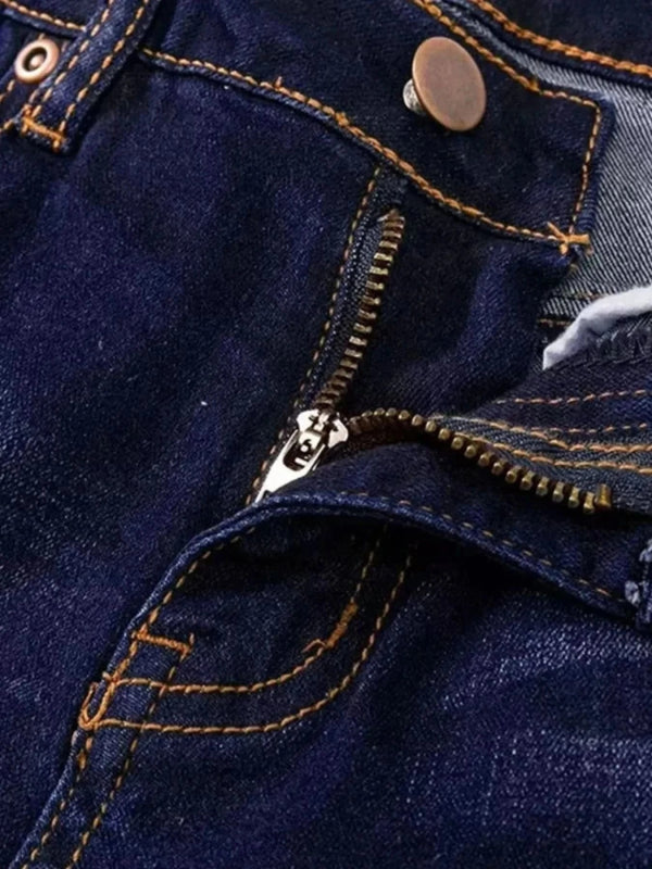 Full Size Wash Flare Jeans with Pockets Plus Size - ShalayeFashion