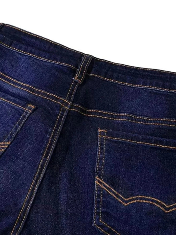 Full Size Wash Flare Jeans with Pockets Plus Size - ShalayeFashion