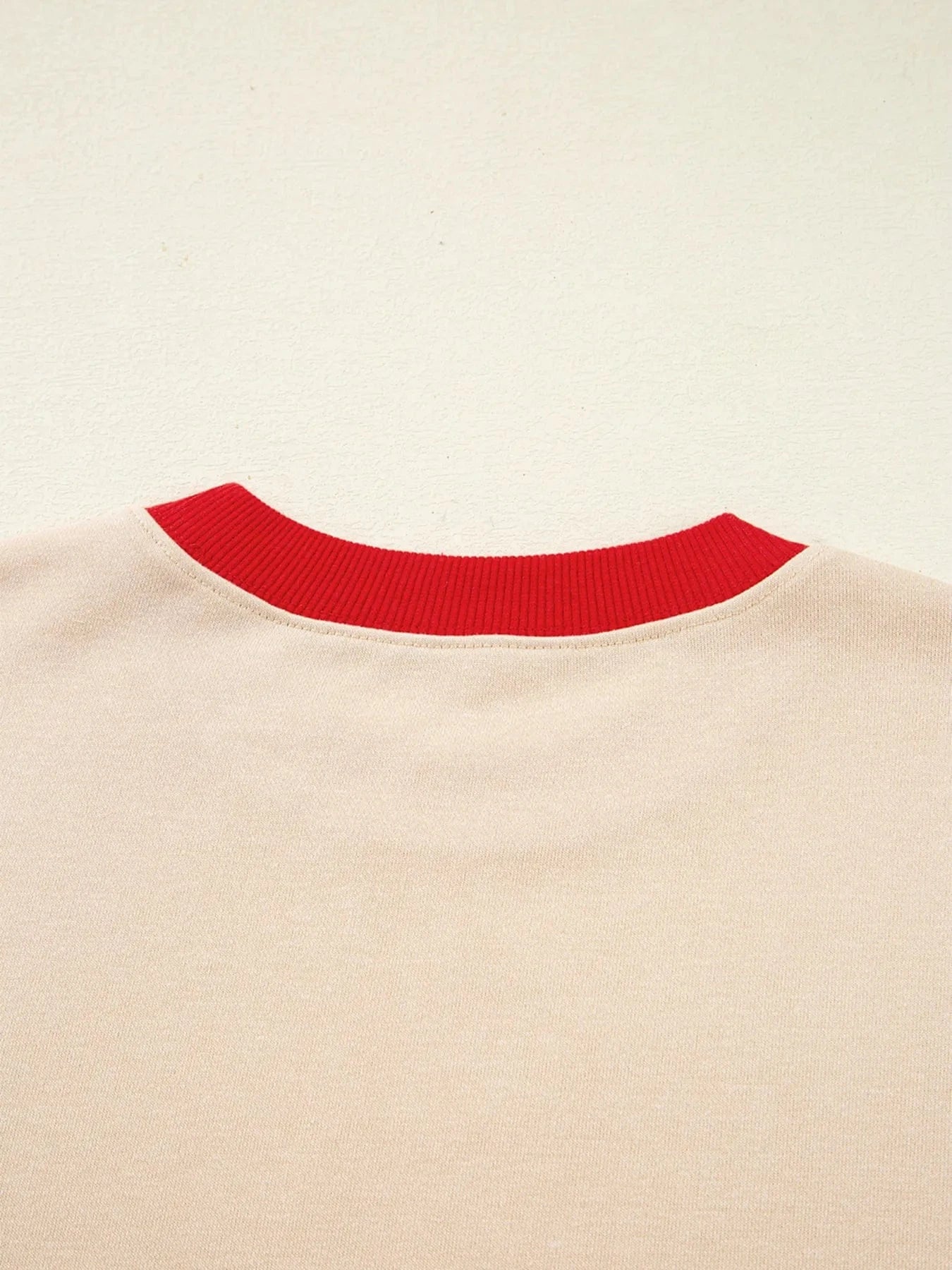 GAME DAY Letter Graphic Round Neck Sweatshirt - ShalayeFashion