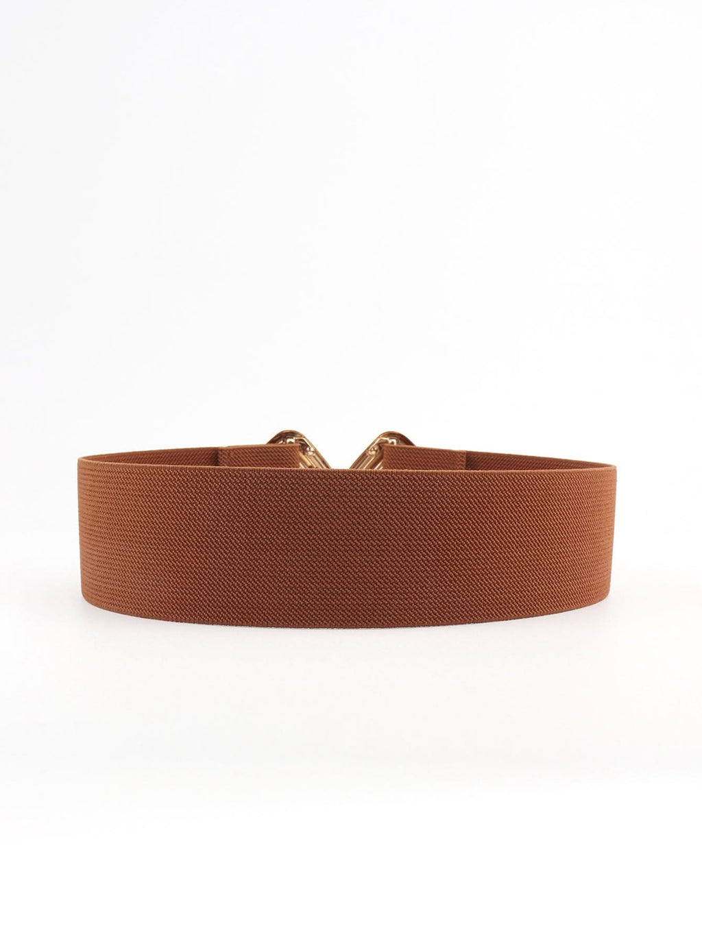 Geometric Buckle Elastic Wide Belt - ShalayeFashion