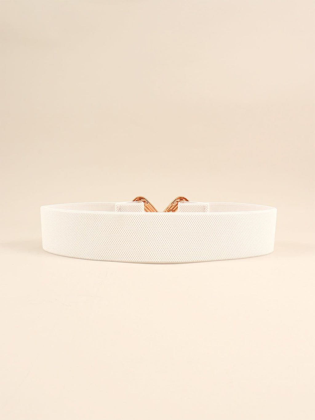 Geometric Buckle Elastic Wide Belt - ShalayeFashion