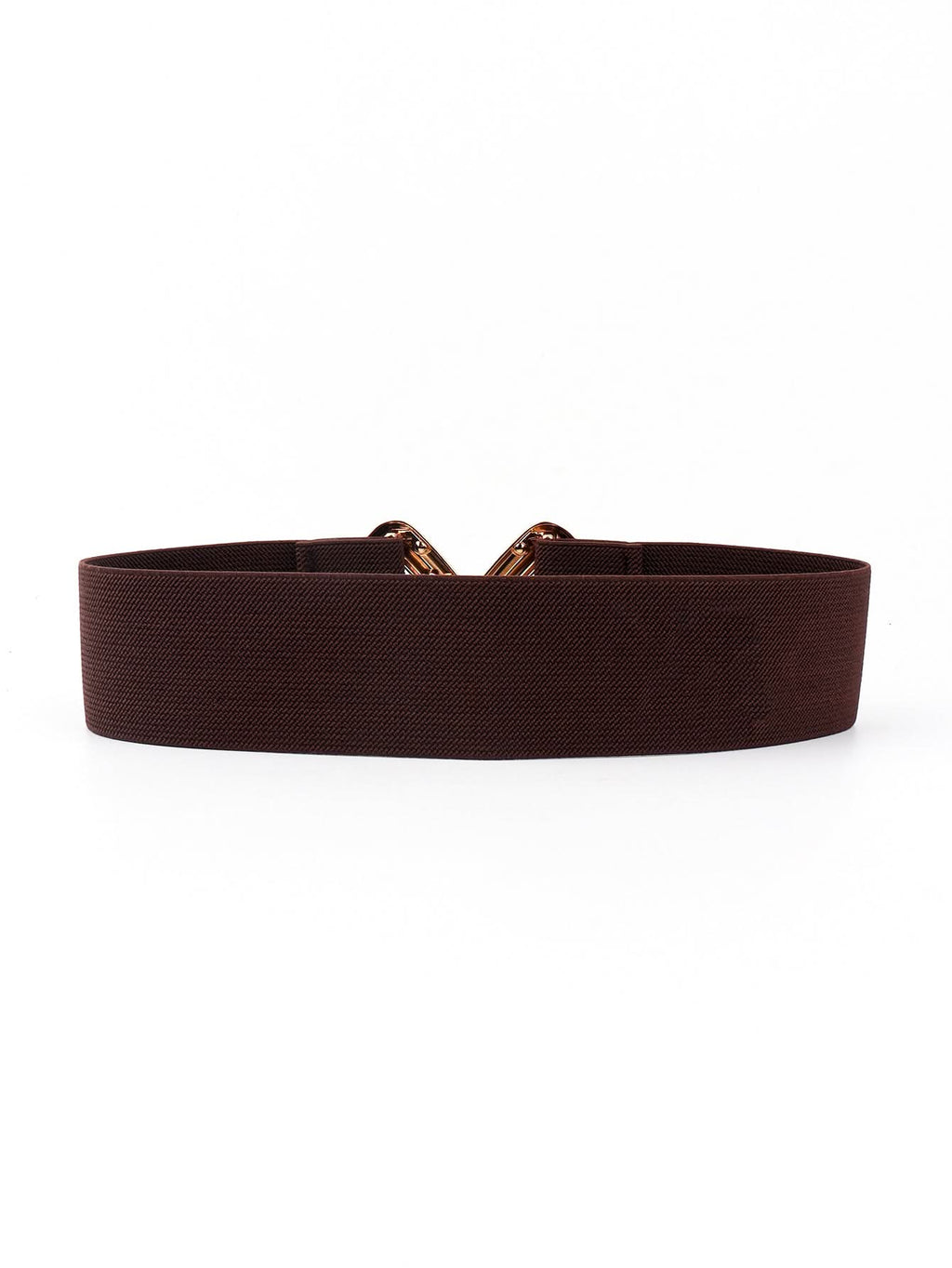 Geometric Buckle Elastic Wide Belt - ShalayeFashion