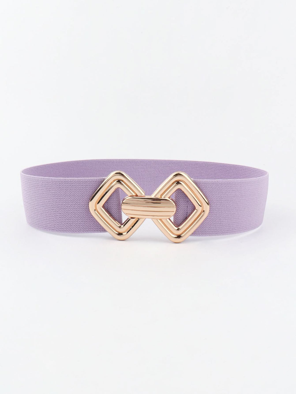 Geometric Buckle Elastic Wide Belt - ShalayeFashion
