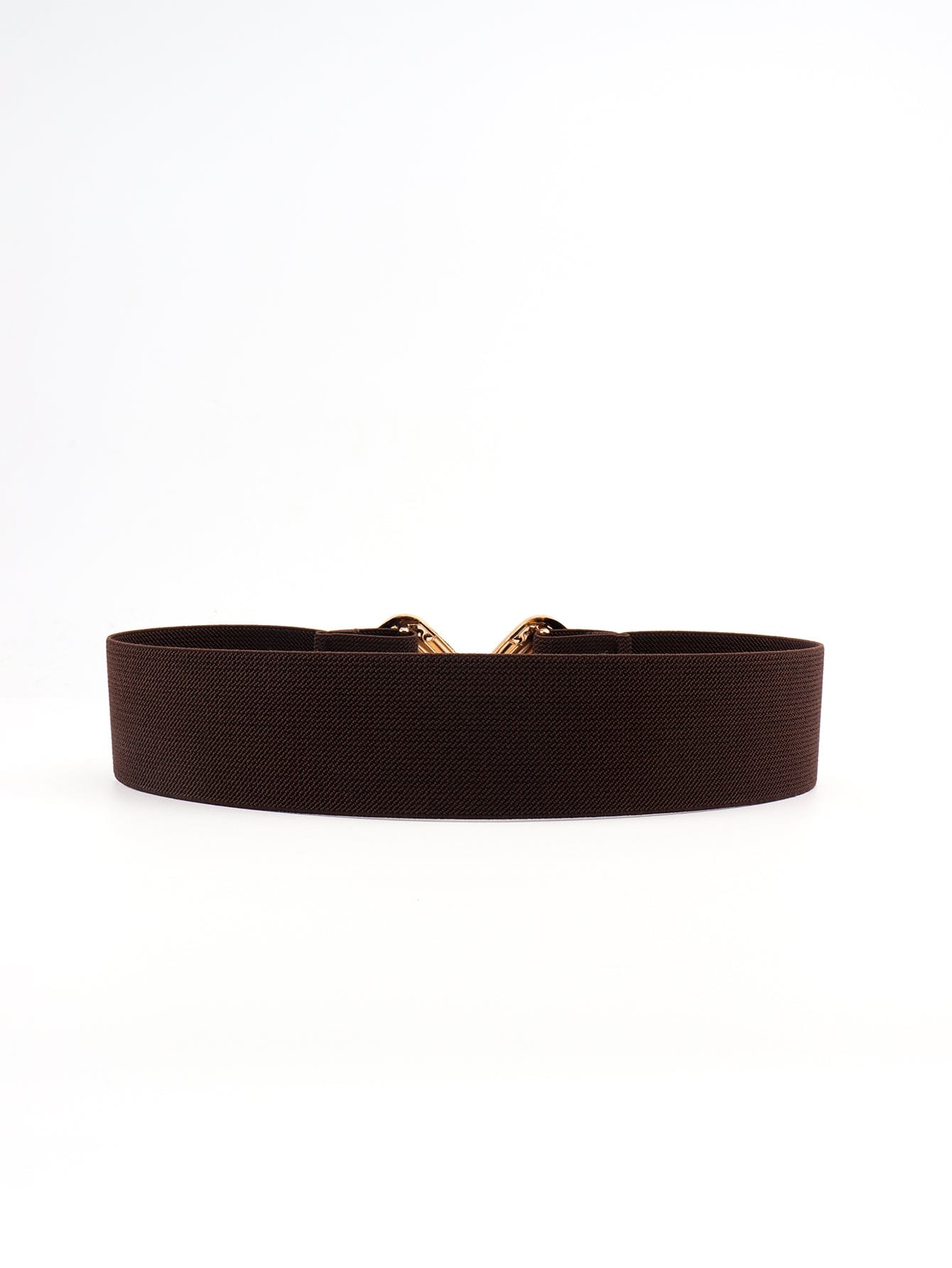 Geometric Buckle Elastic Wide Belt - ShalayeFashion