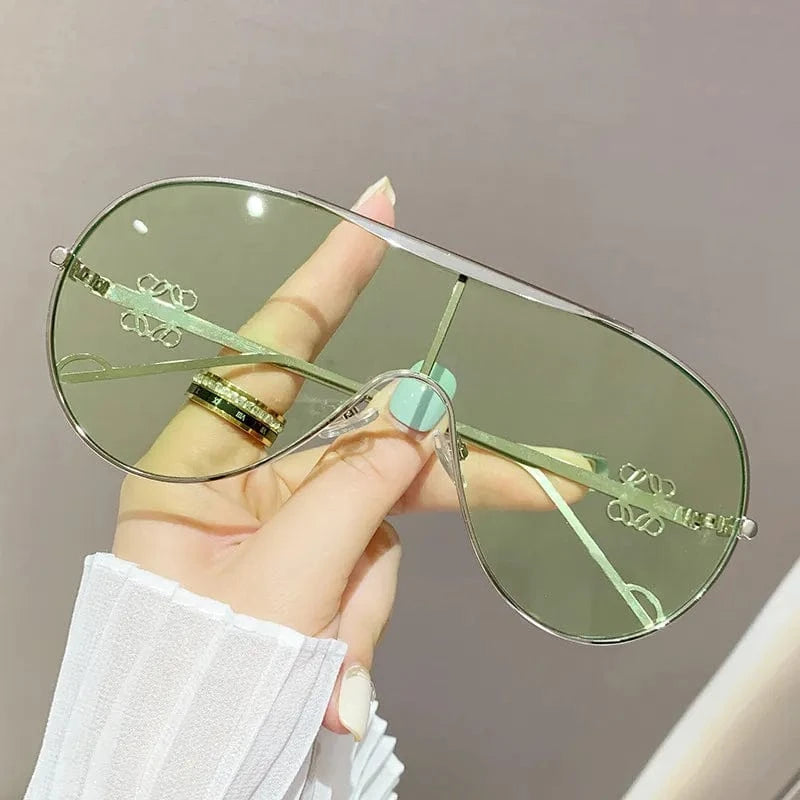 Gradient Aviator Sunglasses - ShalayeFashion