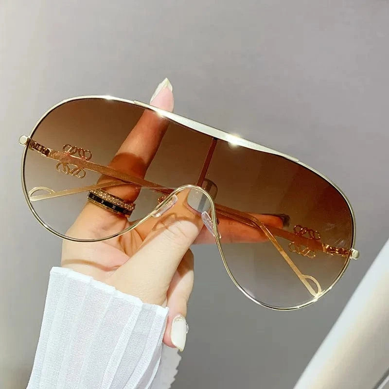 Gradient Aviator Sunglasses - ShalayeFashion
