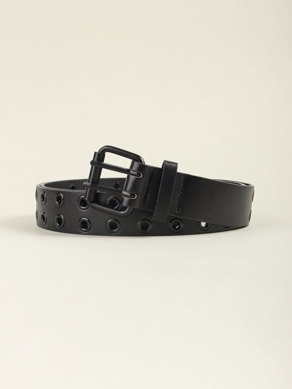Grommet PU Leather Belt - ShalayeFashion