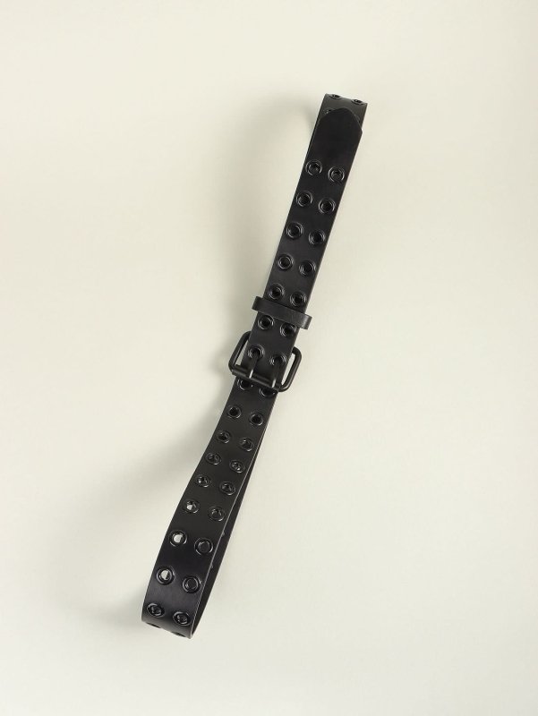 Grommet PU Leather Belt - ShalayeFashion