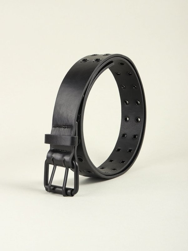Grommet PU Leather Belt - ShalayeFashion