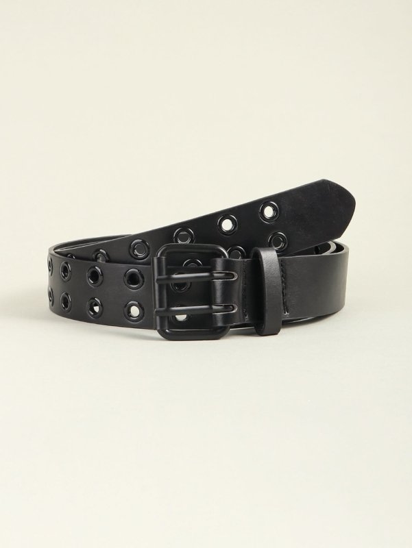 Grommet PU Leather Belt - ShalayeFashion