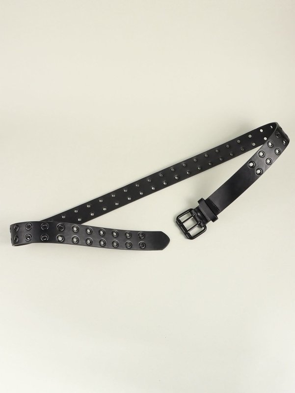 Grommet PU Leather Belt - ShalayeFashion