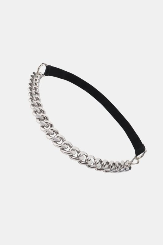 Half Alloy Chain Elastic Belt - ShalayeFashion