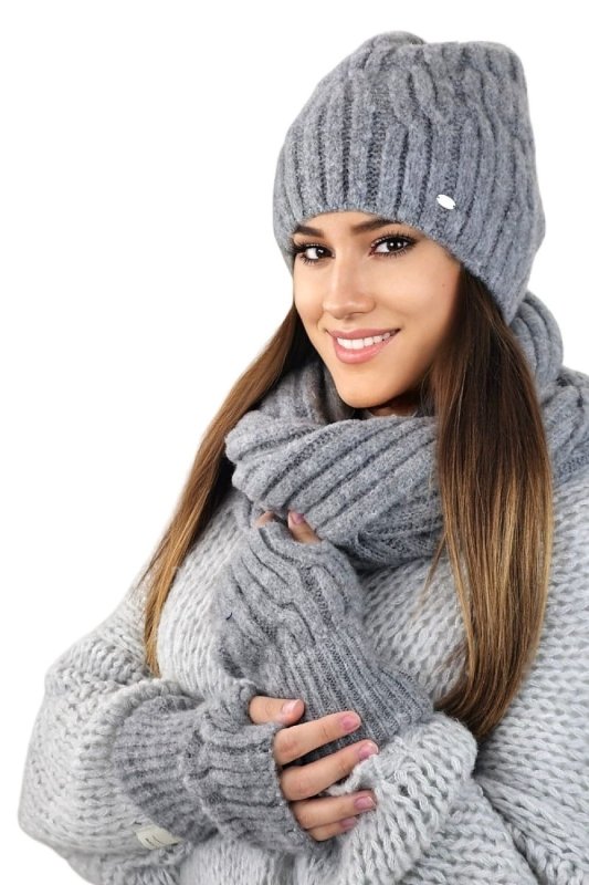 Hand Warmers Women Knit Fingerless Mint - ShalayeFashion