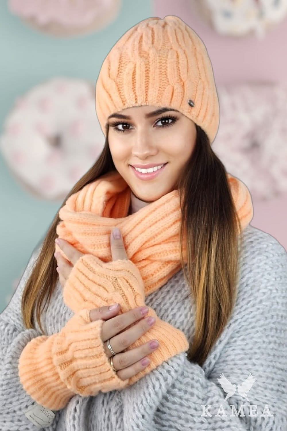 Hand Warmers Women Knit Fingerless Mint - ShalayeFashion