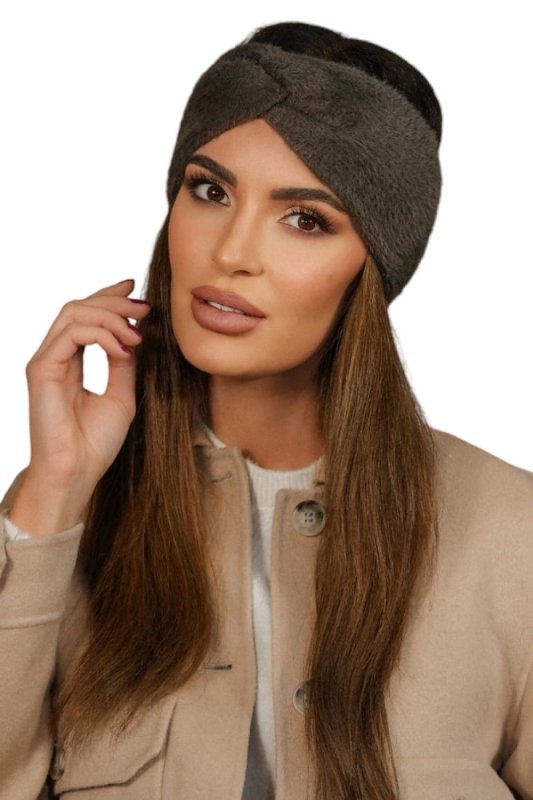 Headband Women Bottle Green Fluffy Loop - ShalayeFashion