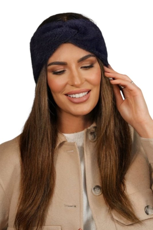 Headband Women Bottle Green Fluffy Loop - ShalayeFashion