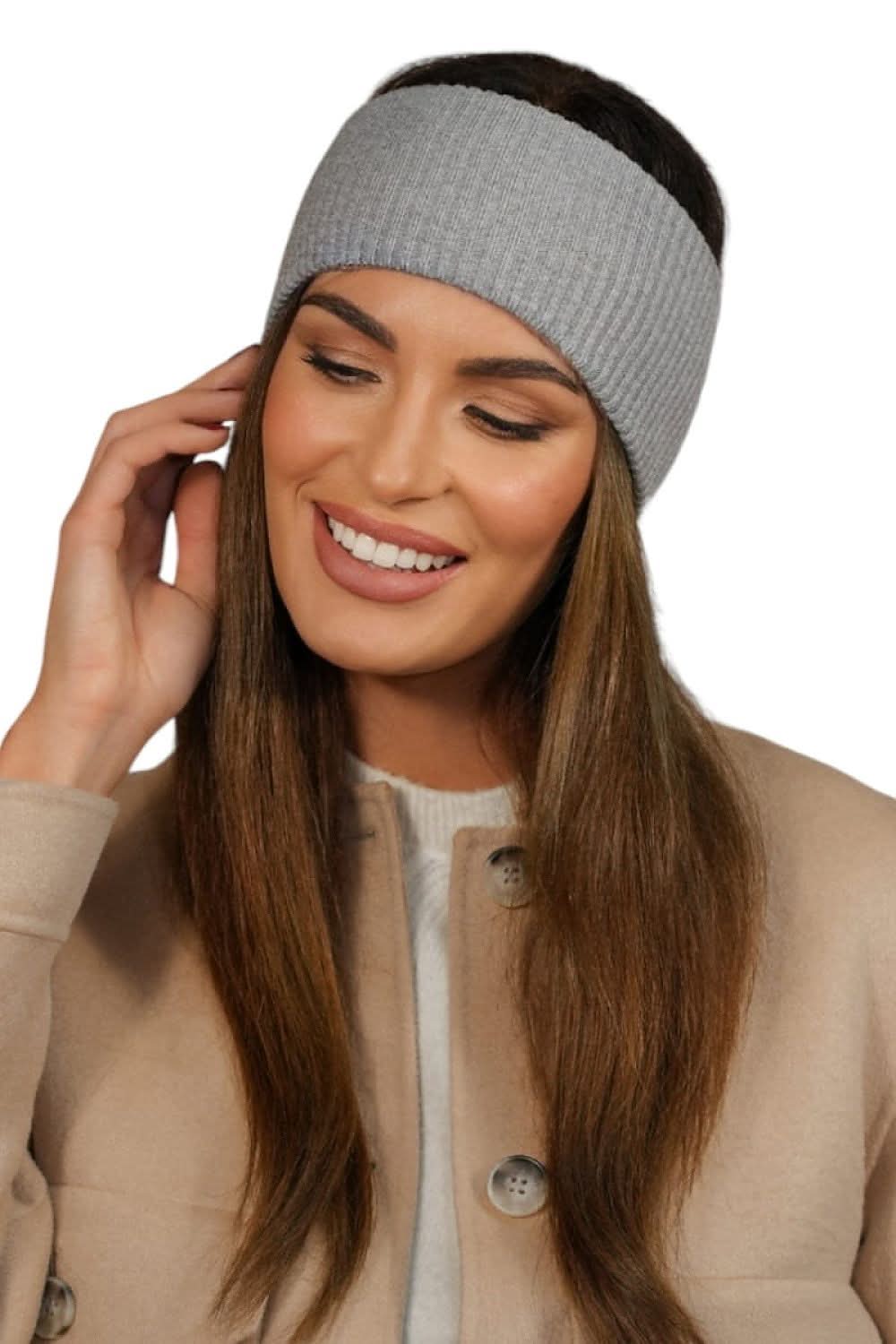 Headband Women Raspberry Ribbed Elegant - ShalayeFashion