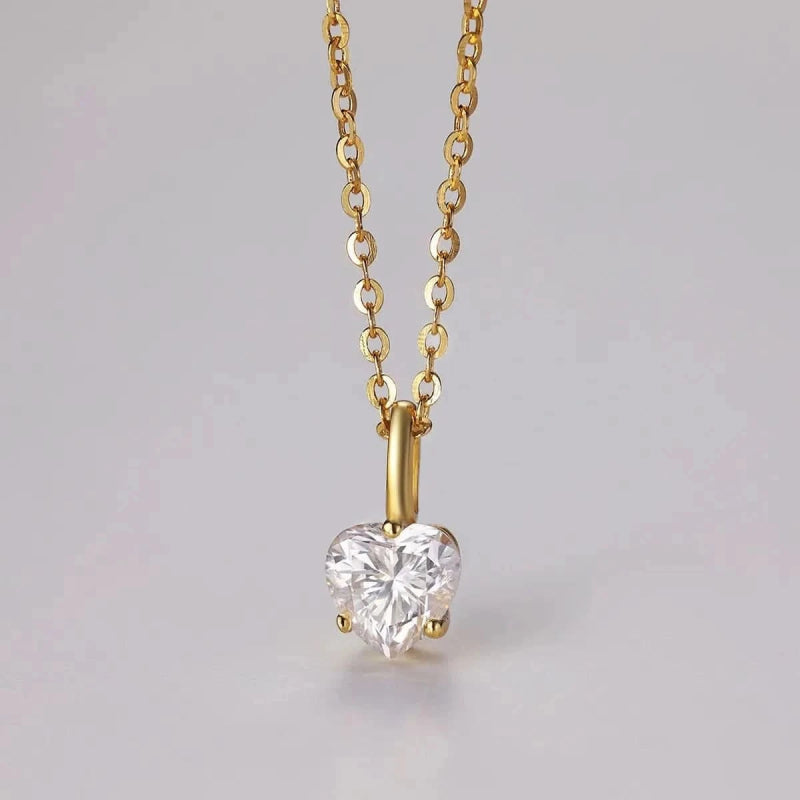 Heart Shape Pendant Necklace - ShalayeFashion