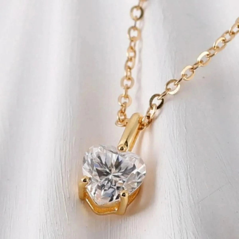 Heart Shape Pendant Necklace - ShalayeFashion