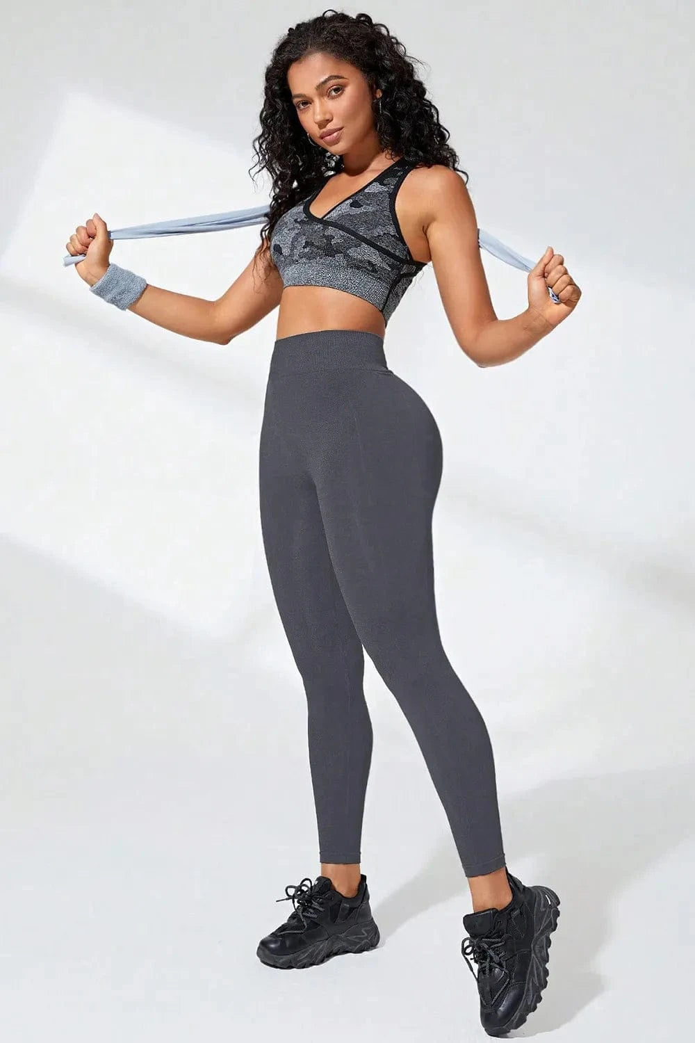 High Waist Active Leggings - ShalayeFashion