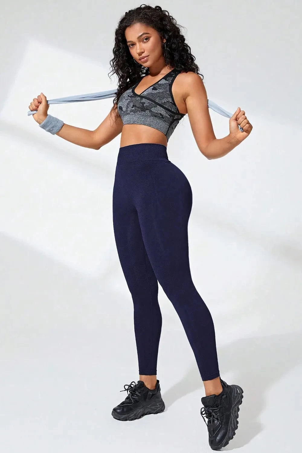 High Waist Active Leggings - ShalayeFashion