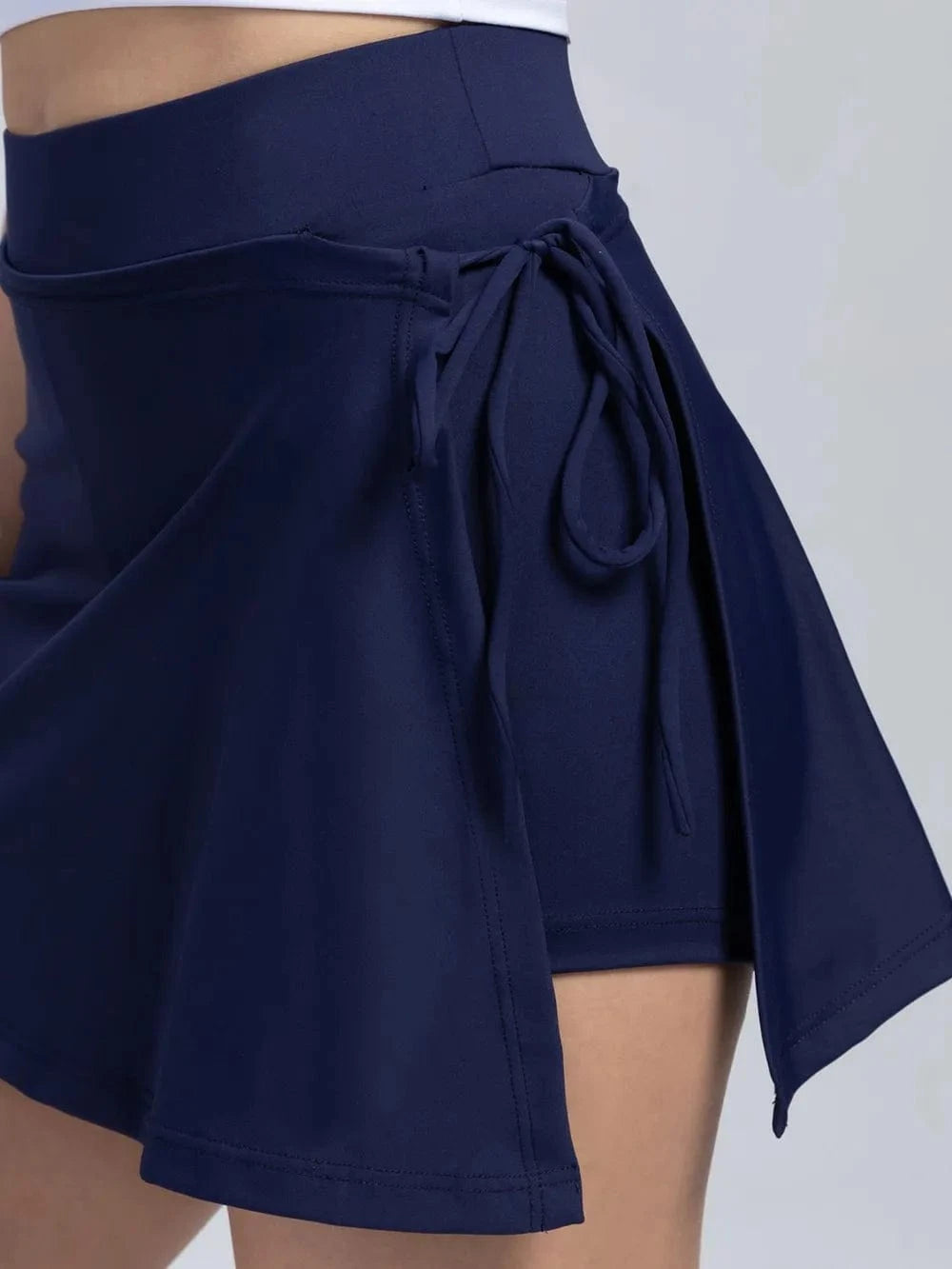 High Waist Active Skort with Pockets - ShalayeFashion