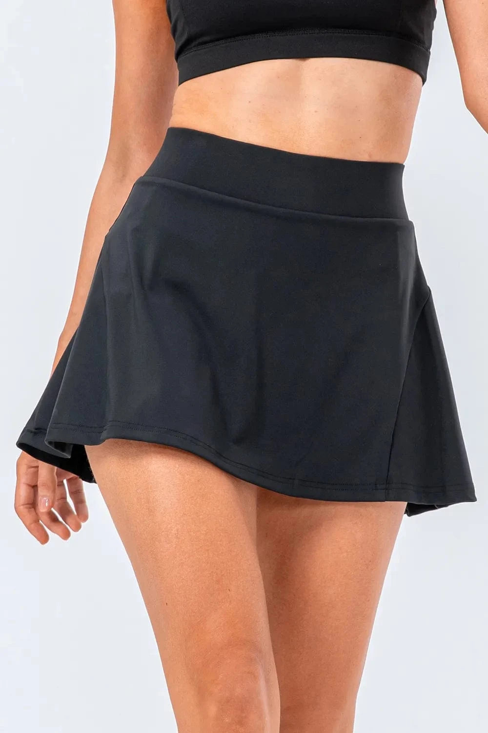 High Waist Pleated Active Skirt - ShalayeFashion